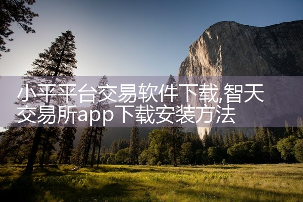 小平平台交易软件下载