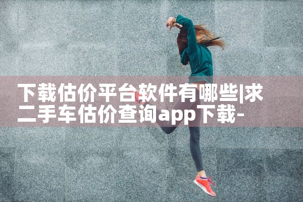 下载估价平台软件有哪些