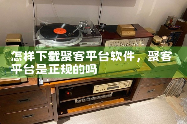 怎样下载聚客平台软件